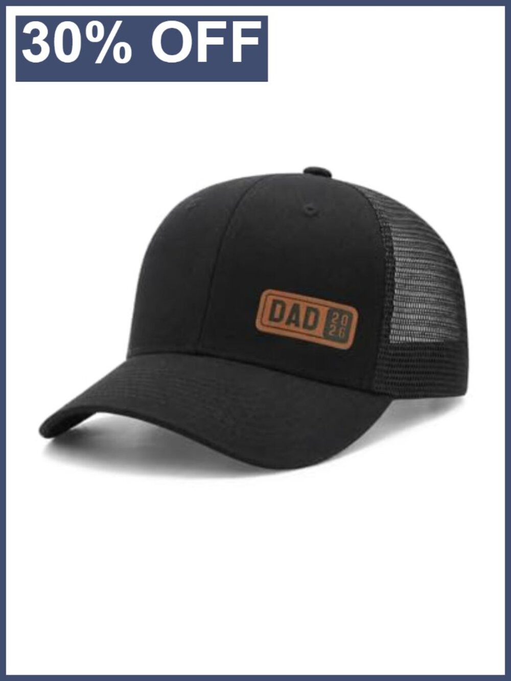 Dad Est 2026 Trucker Hat Adjustable Snapback Mesh New Dad Gift
